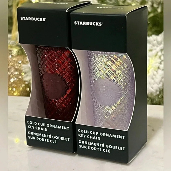 2022 Starbucks, holiday ornaments Berry and Silver - Picture 3 of 5